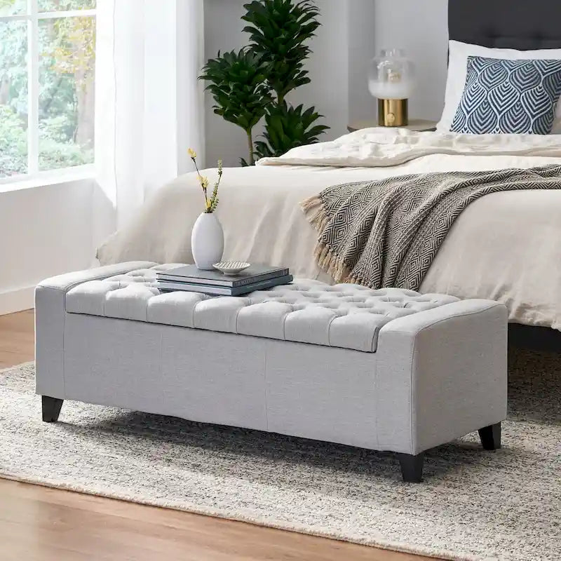 Tufted Upholstery Storage Bench