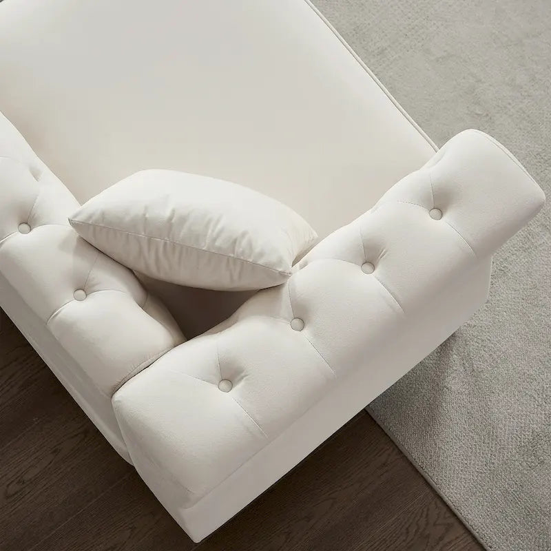 60.2 Chesterfield Velvet Sofa