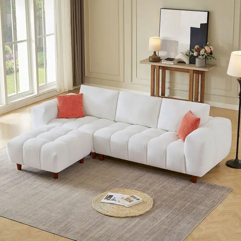 Convertible L Shaped Sectional Sofa Couch for Living Room and Office