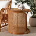 Eldon Bohemian Rattan End Table