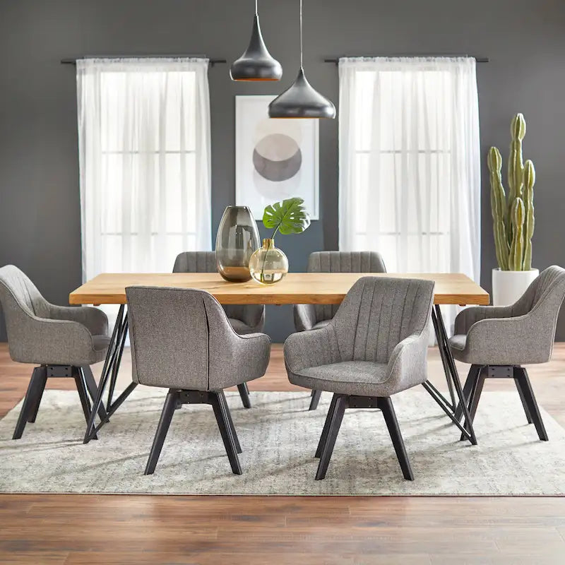 Lifestorey Phyllis Solid Wood Dining Table