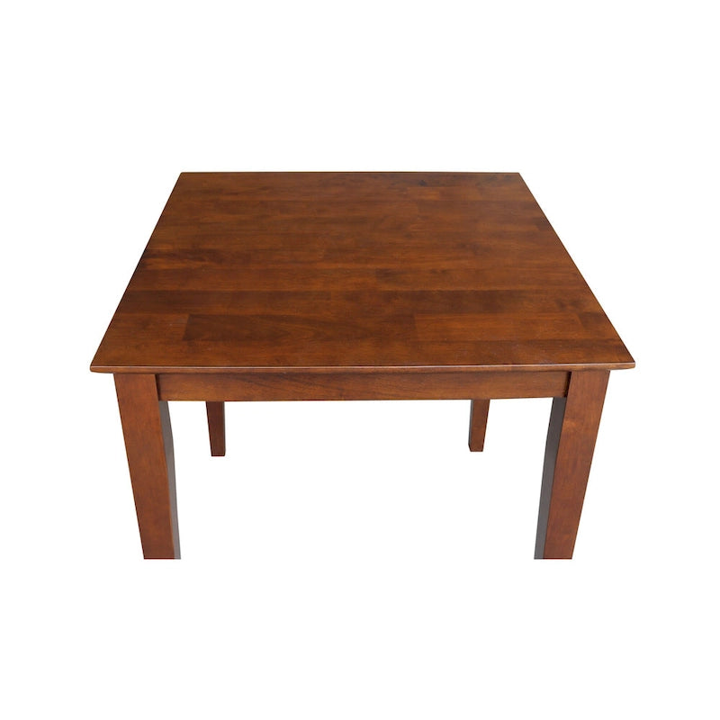 The Gray Barn Cattail Abode Espresso-finished Wood Table with Shaker Legs - Espresso
