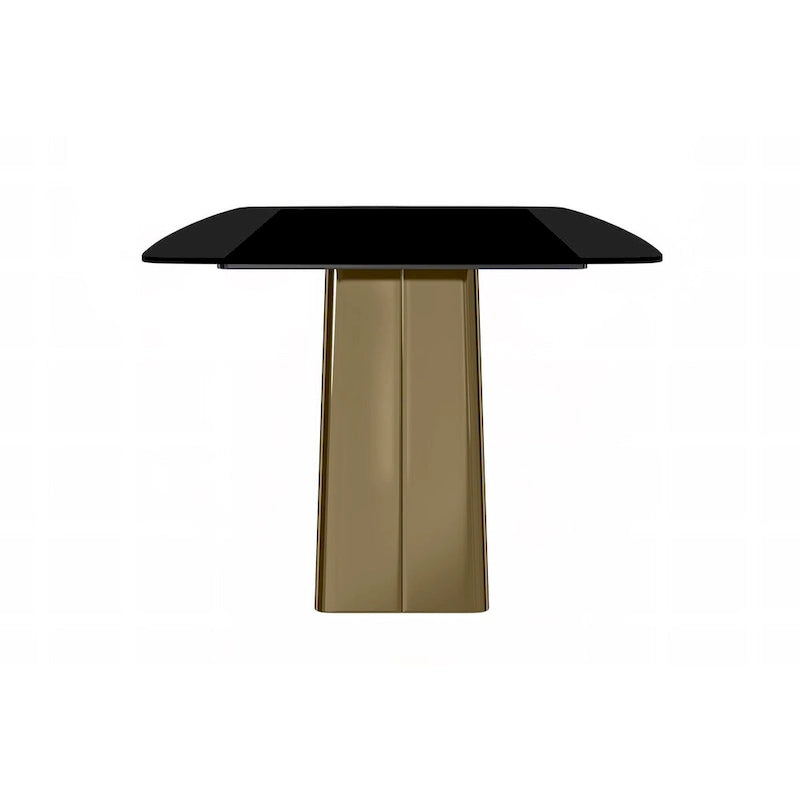 Quinix Rectangular Dining Table with Sintered Stone/Glass Top