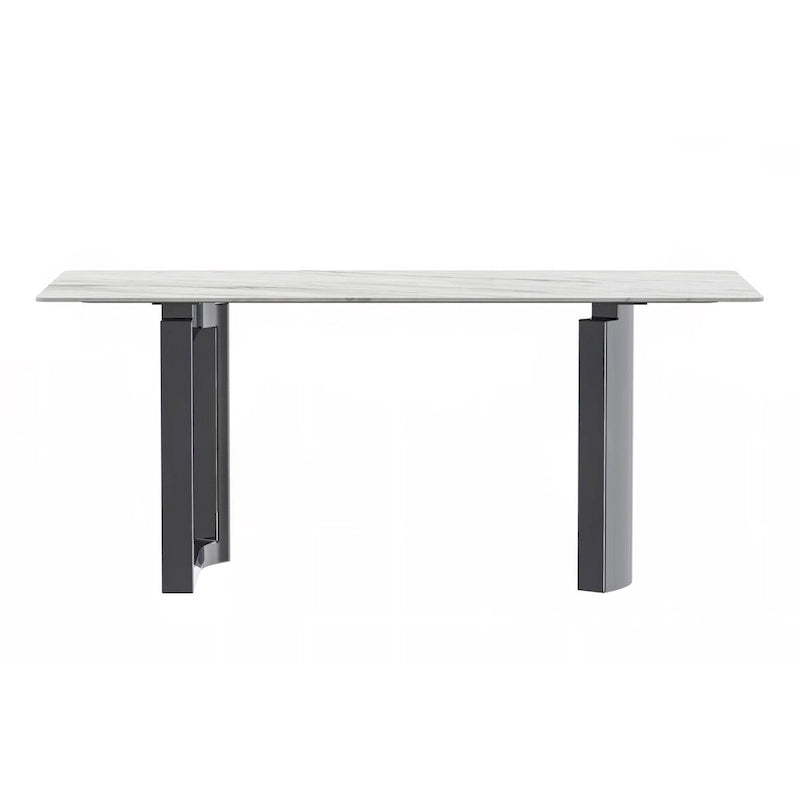 Astra Series Dining Table with Sintered Stone/Glass Top