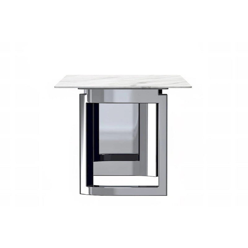 Astra Series Dining Table with Sintered Stone/Glass Top