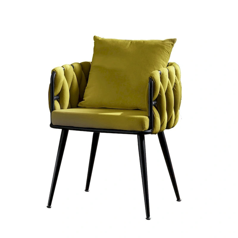 Modern Velvet Dining Chairs Set of 2 for Dining Room Kitchen Vanity Living Room
