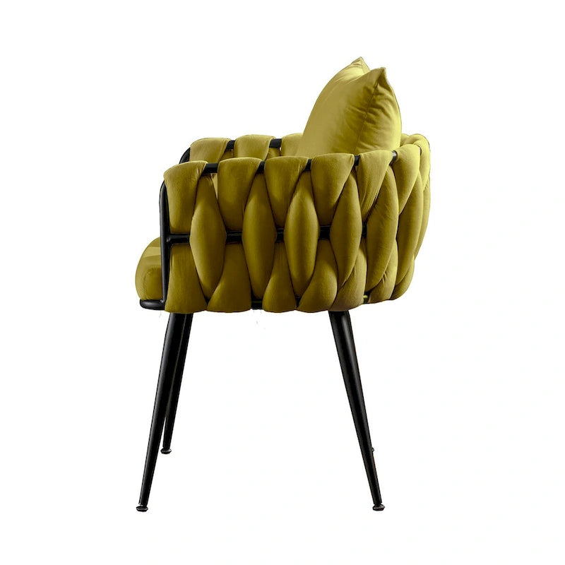 Modern Velvet Dining Chairs Set of 2 for Dining Room Kitchen Vanity Living Room