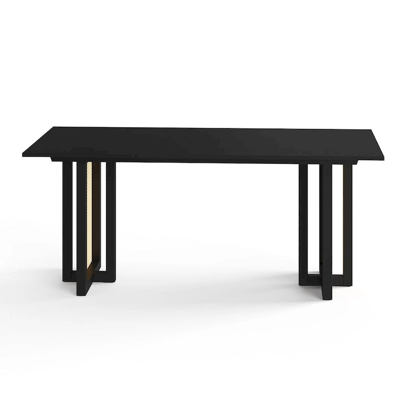 Havenwood Rectangular Dining Table with Cane Base