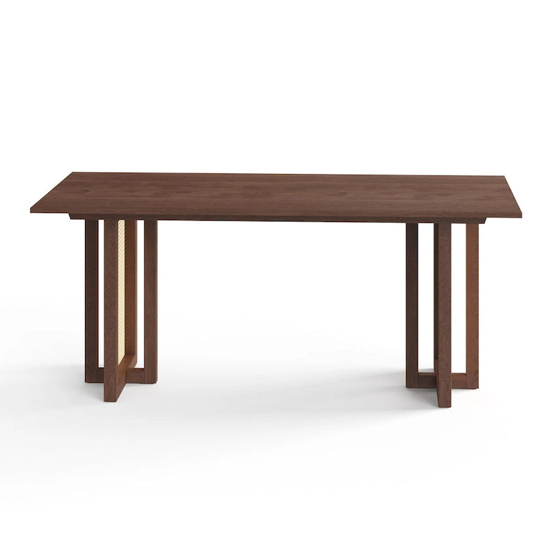 Havenwood Rectangular Dining Table with Cane Base