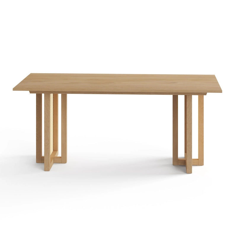 Havenwood Rectangular Dining Table with Cane Base