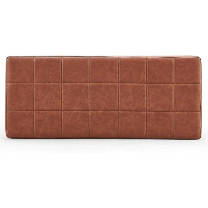 Howtai 36.6 Upholstered Leather PU Dining Bench