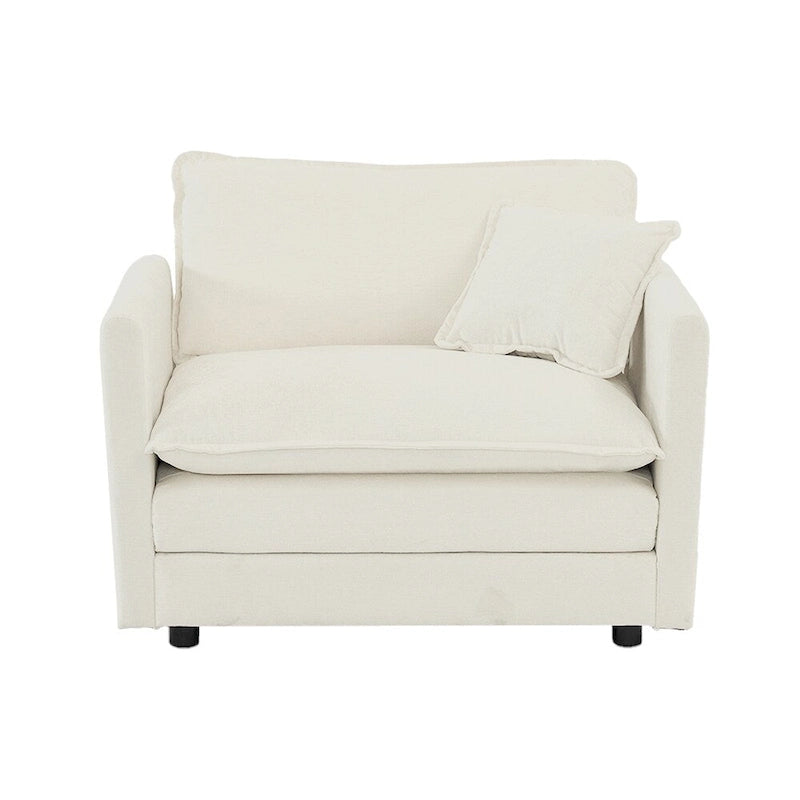 Sofa Set of 3, 1+1+3 Seats Living Room Sofa, Accent Chair, Loveseat
