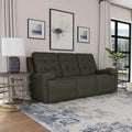 Iris Top Grain Leather Power Reclining Sofa with Power Headrests by Flexsteel