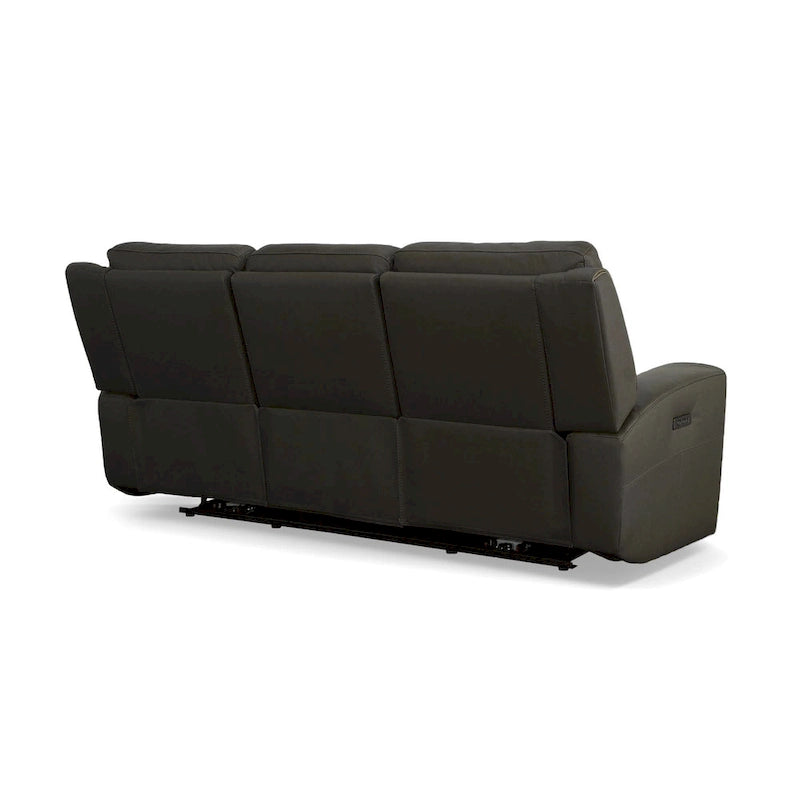 Iris Top Grain Leather Power Reclining Sofa with Power Headrests by Flexsteel