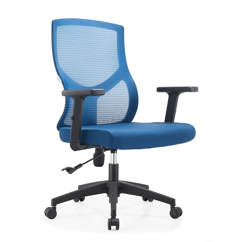 Glen Mid-Back Office Chair with Adjustable Height, Swivel and Tilt by LeisureMod