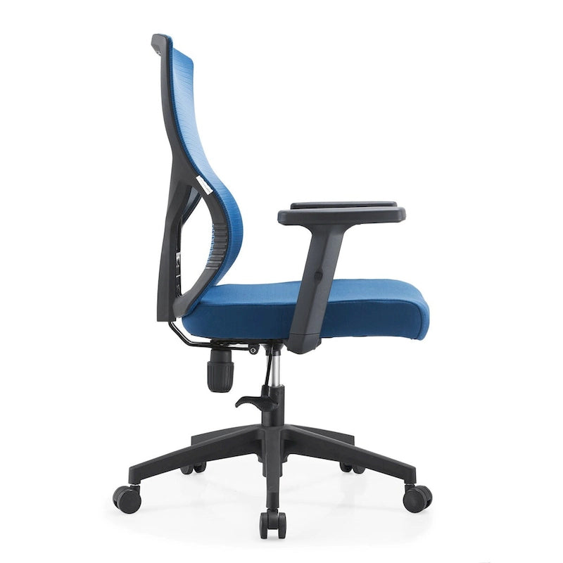 Glen Mid-Back Office Chair with Adjustable Height, Swivel and Tilt by LeisureMod