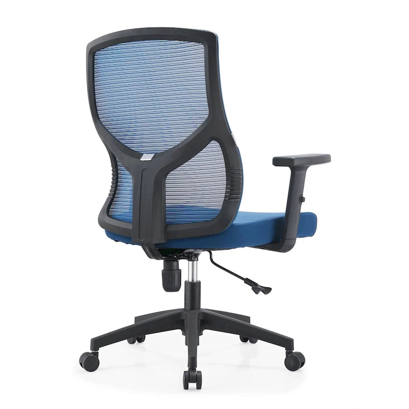 Glen Mid-Back Office Chair with Adjustable Height, Swivel and Tilt by LeisureMod