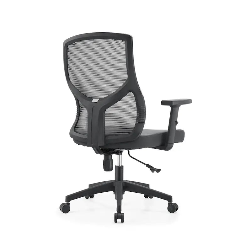 Glen Mid-Back Office Chair with Adjustable Height, Swivel and Tilt by LeisureMod