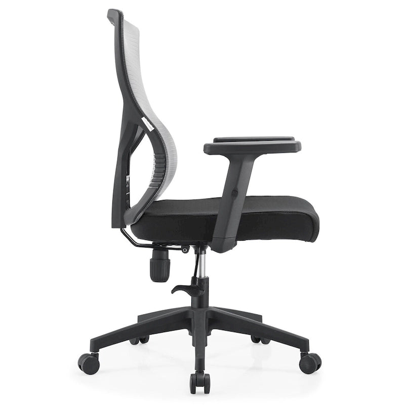 Glen Mid-Back Office Chair with Adjustable Height, Swivel and Tilt by LeisureMod