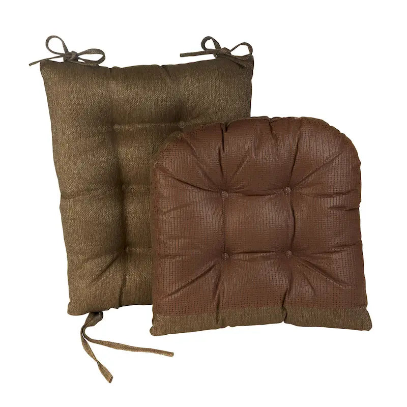 Klear Vu Non-Slip Omega Jumbo Rocking Chair Cushion Set