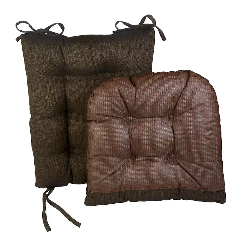 Klear Vu Non-Slip Omega Jumbo Rocking Chair Cushion Set