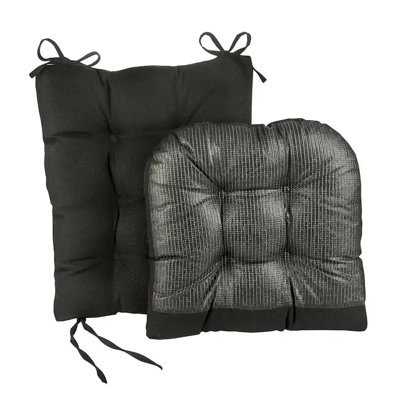 Klear Vu Non-Slip Omega Jumbo Rocking Chair Cushion Set