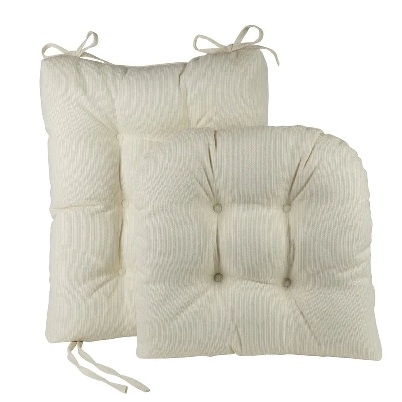 Klear Vu Non-Slip Omega Jumbo Rocking Chair Cushion Set