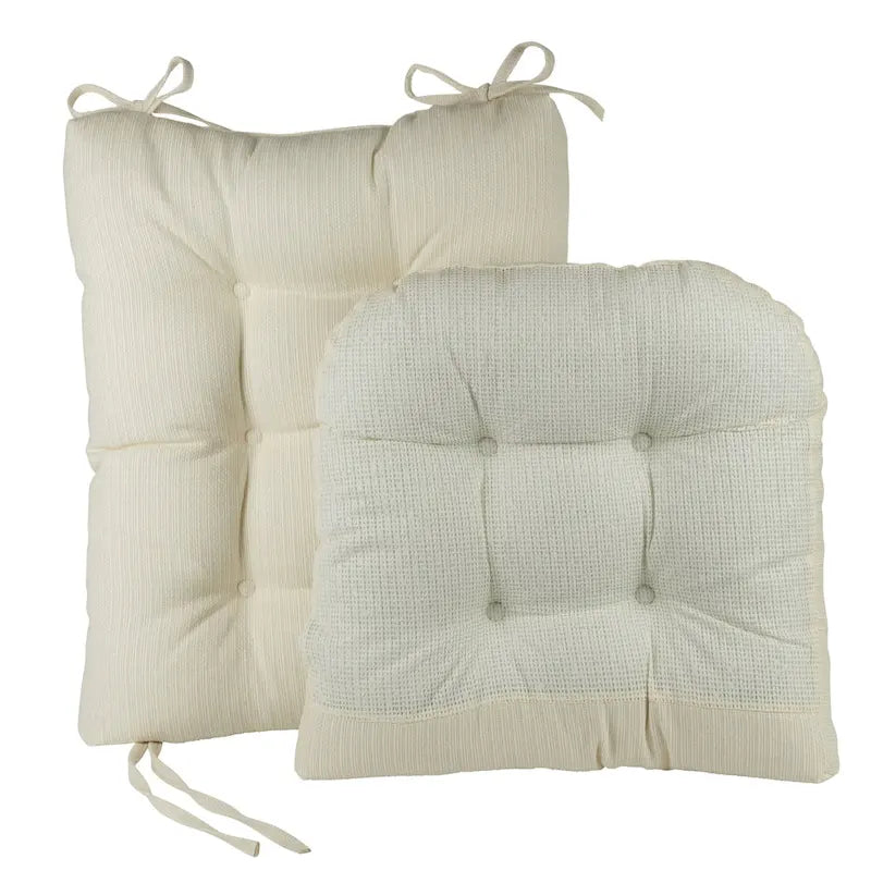 Klear Vu Non-Slip Omega Jumbo Rocking Chair Cushion Set