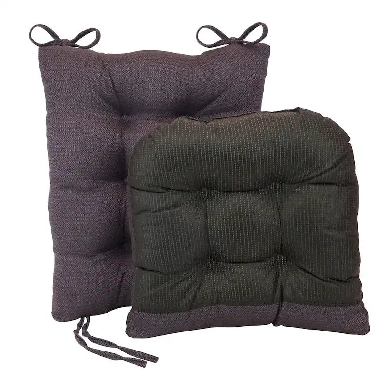 Klear Vu Non-Slip Omega Jumbo Rocking Chair Cushion Set