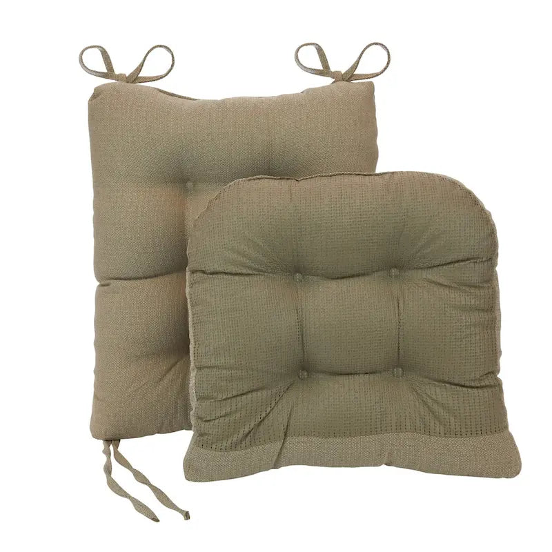 Klear Vu Non-Slip Omega Jumbo Rocking Chair Cushion Set