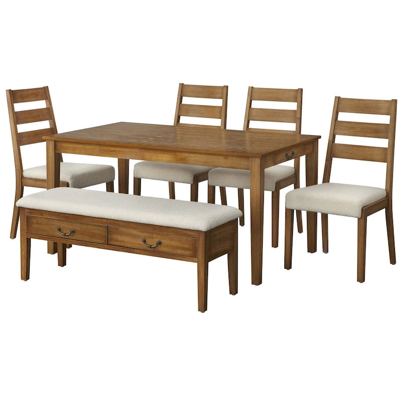 Lifestorey Palmer Solid Wood Dining Chairs (Set of 2)