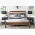 Transitional Design California King Platform Bed