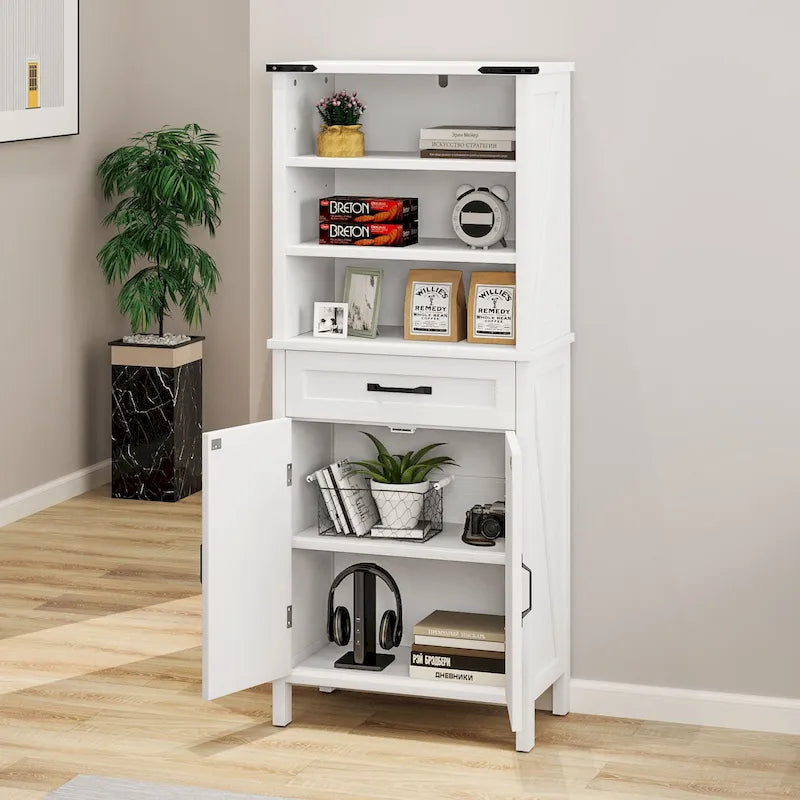 58 Tall Storage Cabinet Bathroom Storage Cabinet