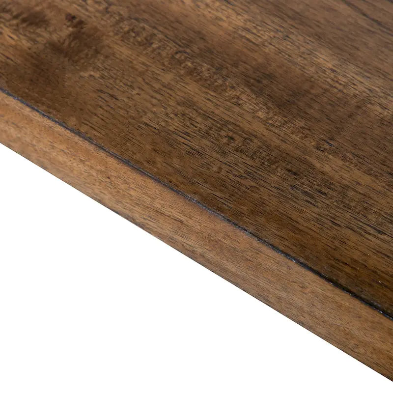 Furniture of America Drystan Rustic Brown 72-inch Solid Wood Dining Table