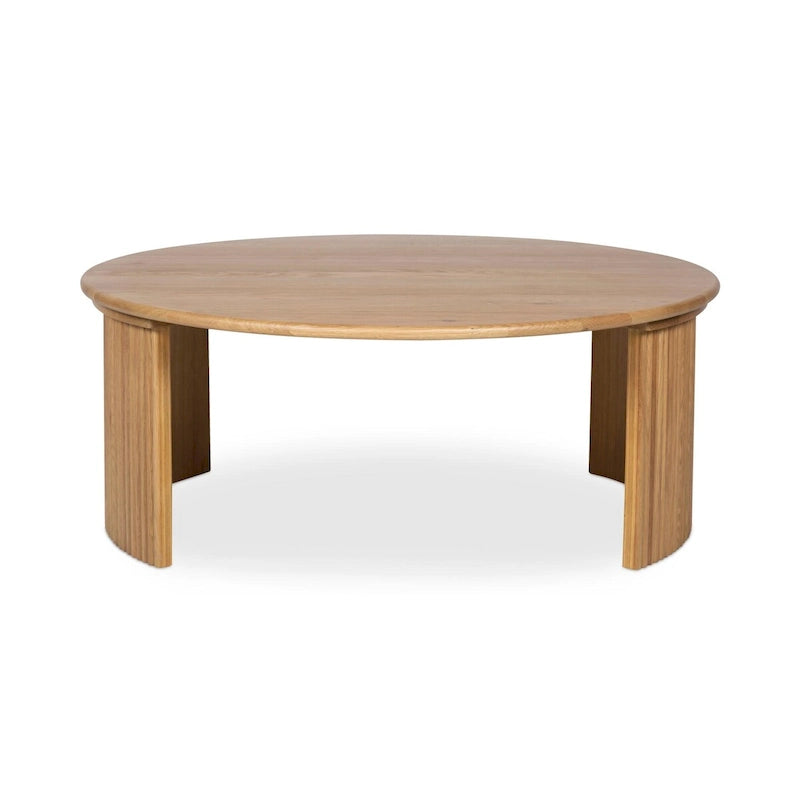 NADAAL STUDIOS Pence, Small Oval Coffee Table, Dark Brown